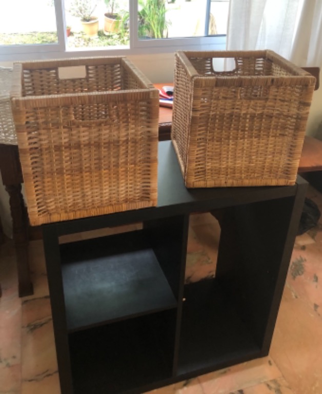 IKEA insert baskets for Kallax, Furniture & Home Living, Home