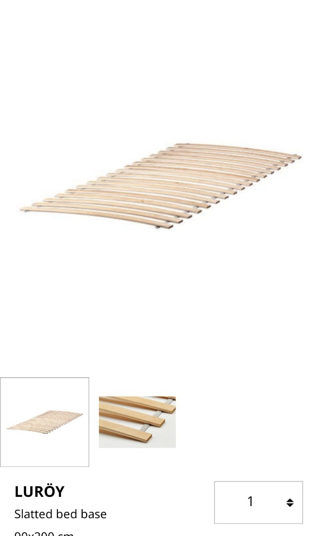 IKEA LUROY bed slats, Furniture & Home Living, Furniture, Bed Frames