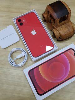 IPHONE 12 128GB RED SECOND MULUS FULLSET GARANSI IPHONE 12 128GB RED SECOND MULUS FULLSET GARANSI