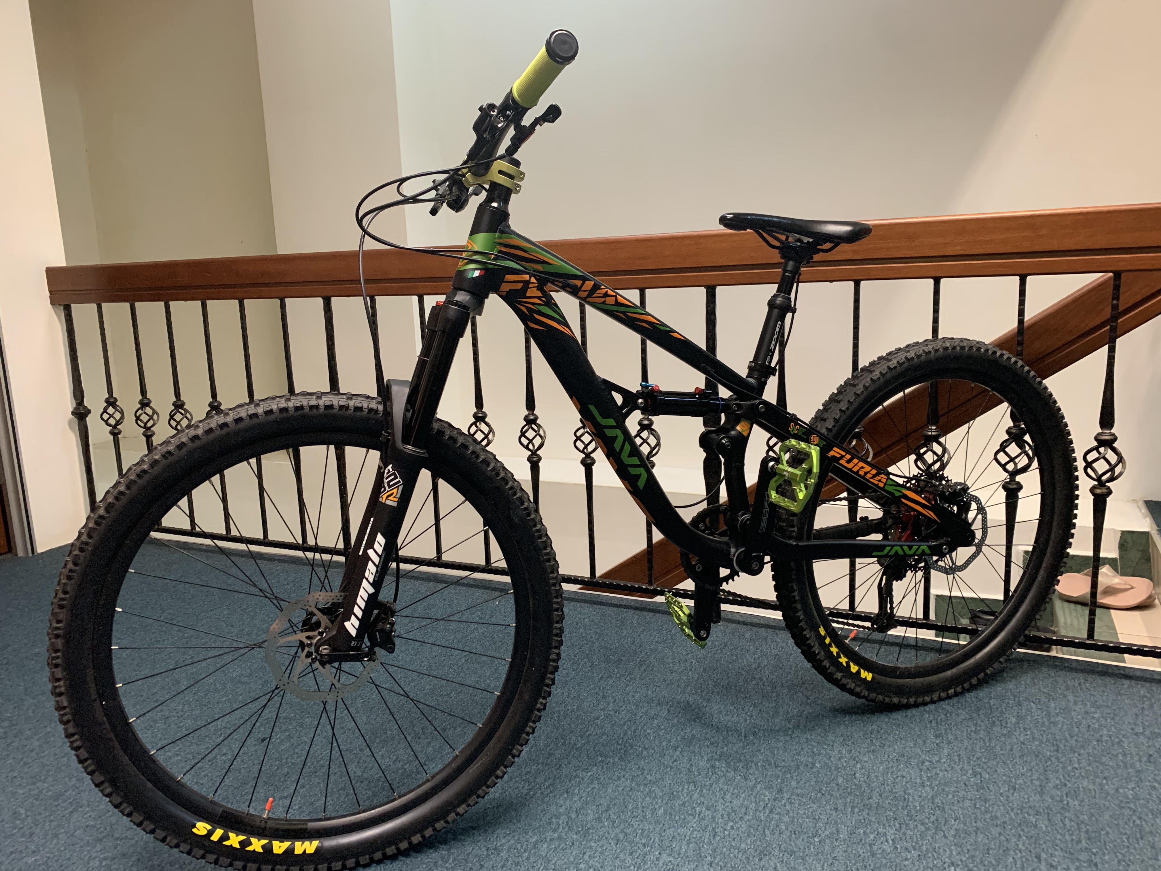 Java Furia Full Suspension MTB 27.5 Sports Equipment Bicycles