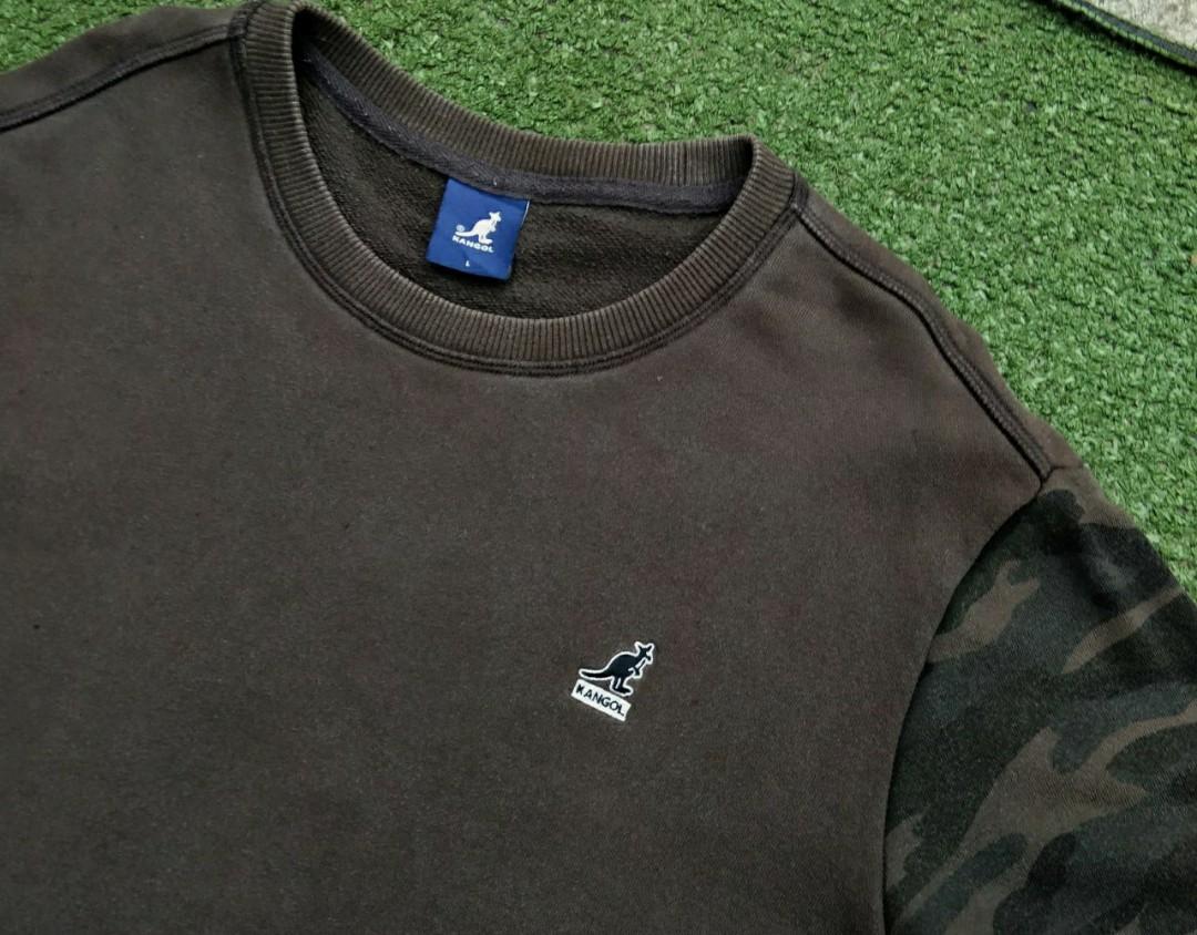 Kangol 2 Tone Camo Camouflage Crewneck 