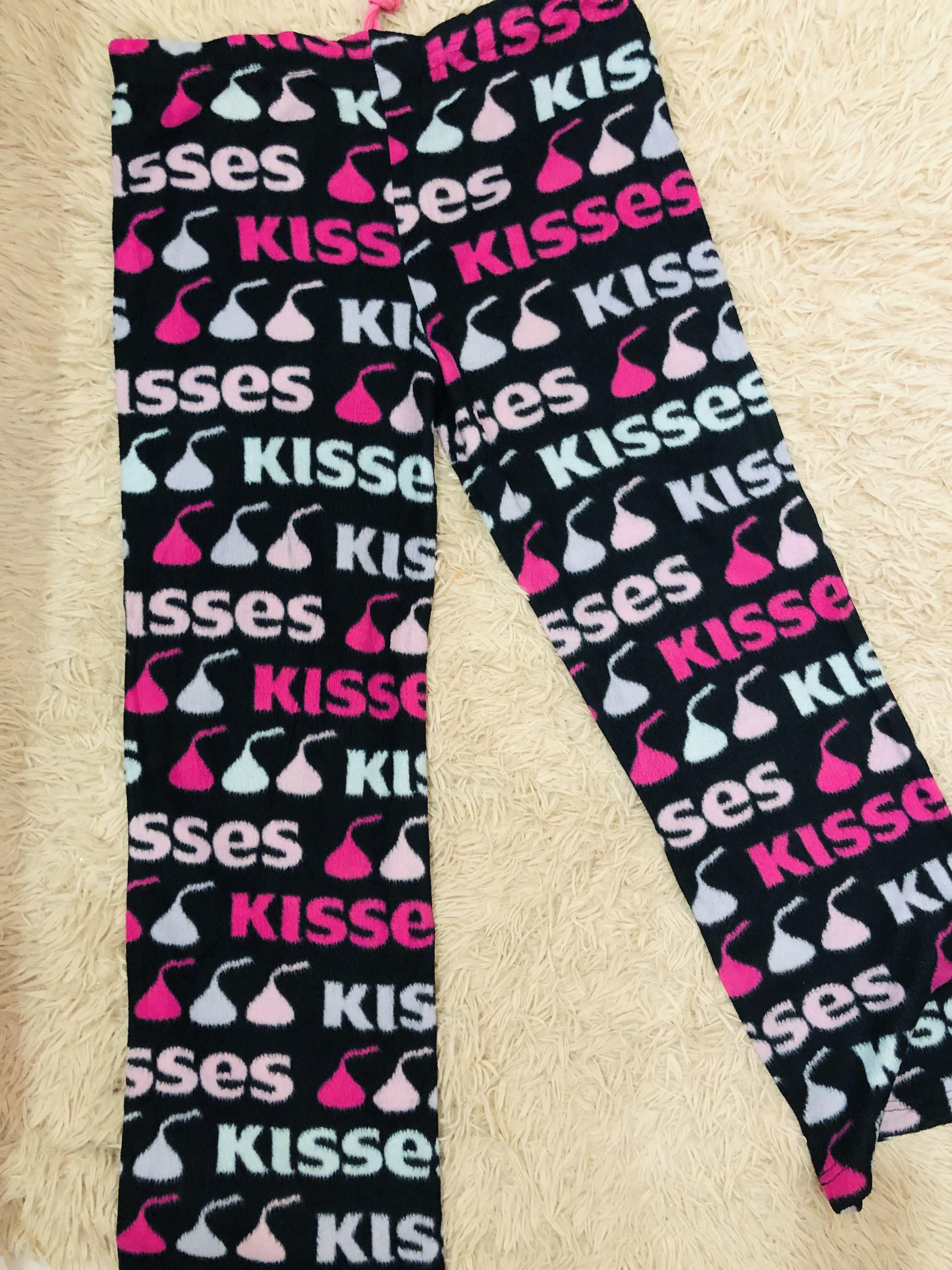 Kisses Hershey's Women's Minky Plush Fleece Lounge Sleep Bottom Pajama  Pants PJ, Women's Fashion, Bottoms, Jeans & Leggings on Carousell