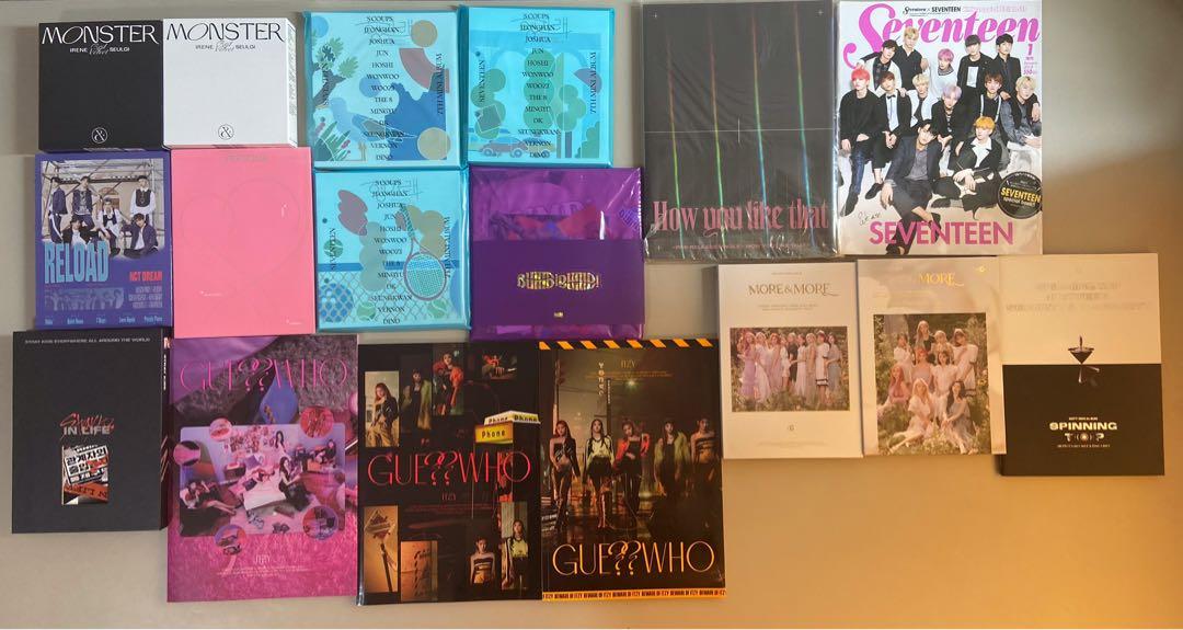 Kpop Albums Seventeen Blackpink Twice Got7 Stray Kids Itzy Bts Nct Red Velvet Hobbies Toys Memorabilia Collectibles K Wave On Carousell