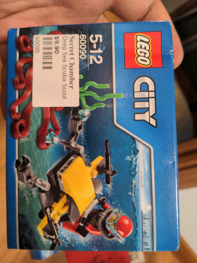 Lego City deep sea scuba scooter octopus Lego 60090 Hobbies Toys Toys Games on Carousell