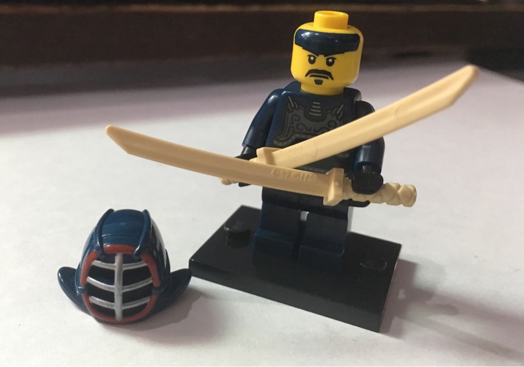 LEGO Minifigure Series 15 Kendo Guy X2 for sale online 