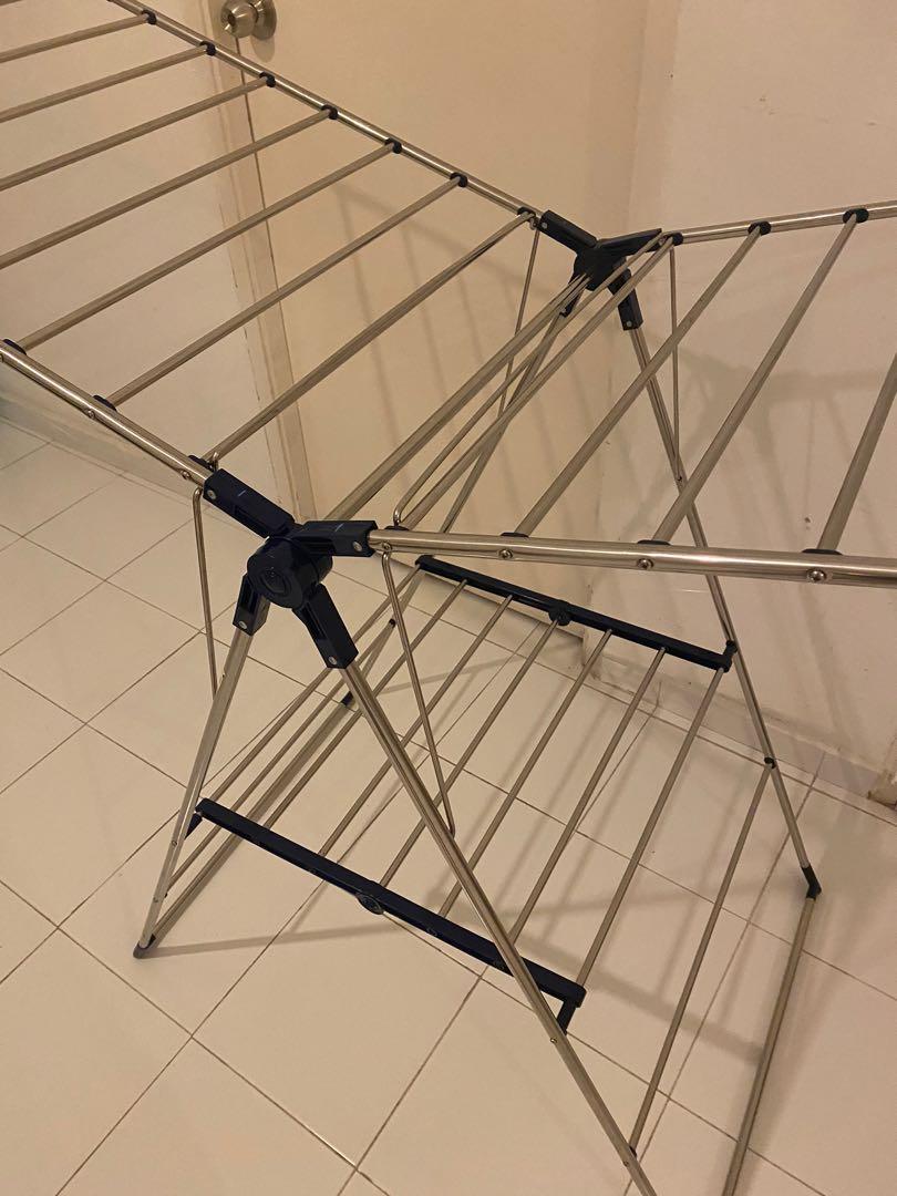 Leifheit Stainless Steel Foldable Drying Rack (Made in Germany ...
