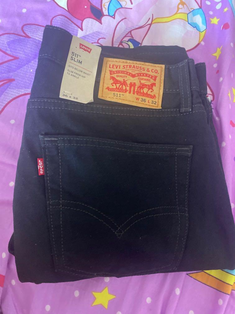 Levi's 511 slim jeans W36 L 32, Men's Fashion, Bottoms, Jeans on Carousell