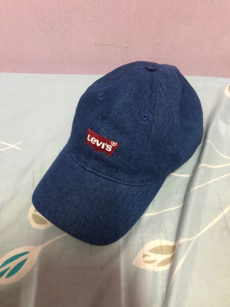 Levis original cap denim, Men's Fashion, Tops & Sets, Tshirts & Polo Shirts  on Carousell