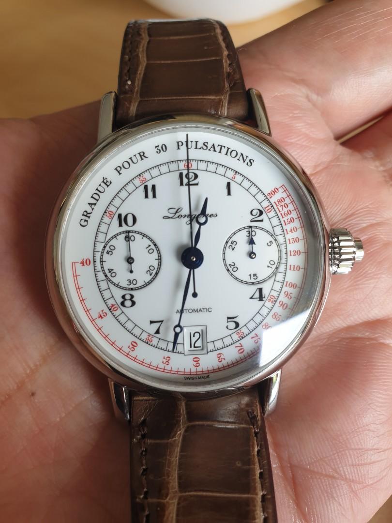 Longines monopusher clearance pulsometer