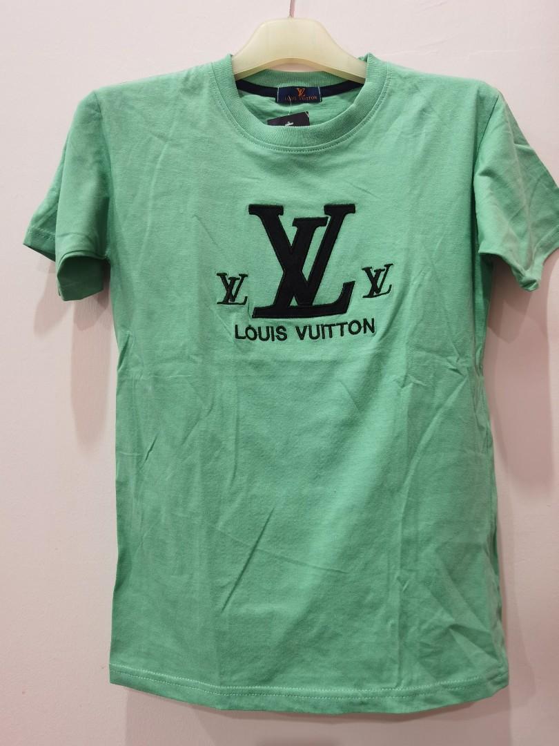 Louis Vuitton Green 'Everyday LV' T-Shirt