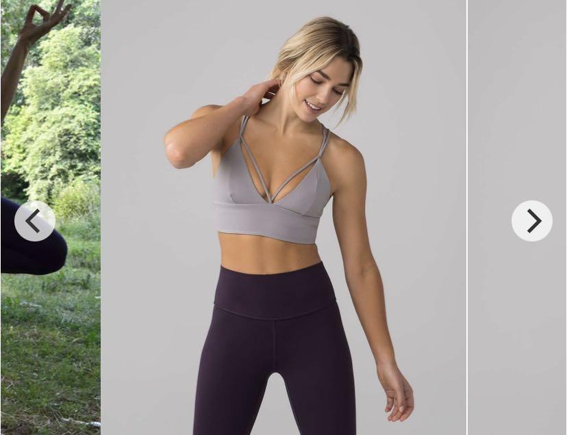 Pushing limits lululemon bra top
