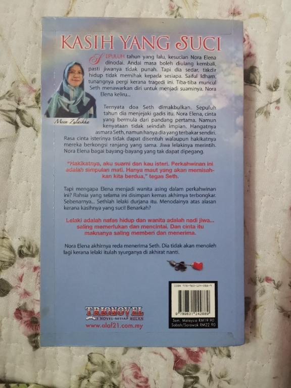 Malay Novel Kasih Yang Suci Books Stationery Books On Carousell