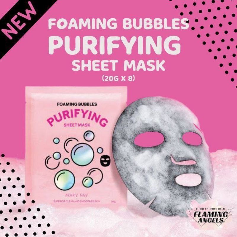 Marykay Foaming Bubble Purifying Sheet Mask Health Beauty Skin Bath Body On Carousell