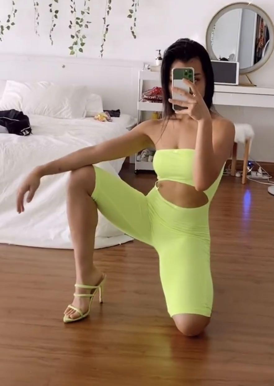 Tube top biker hot sale short romper