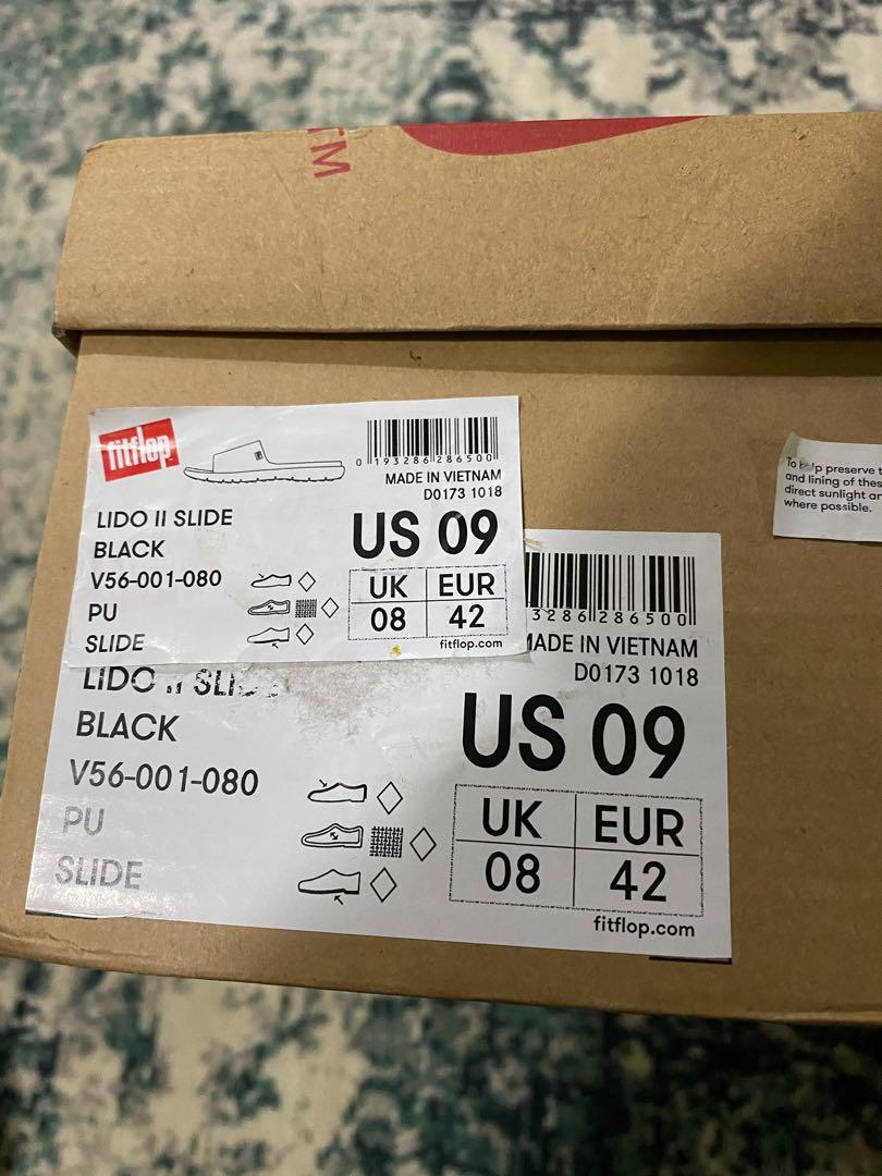 NEW Authentic Fitflop Lido II Slide US9 UK8 EUR42 Men s Fashion