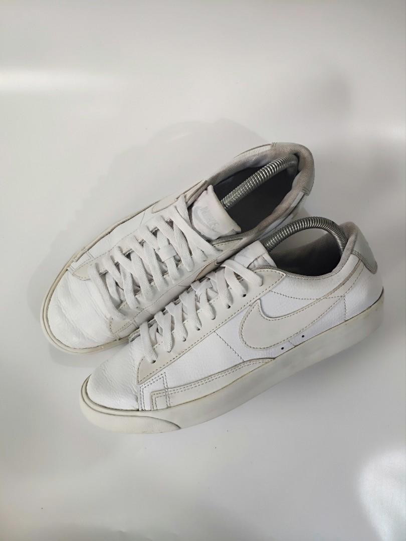 Nike Blazer Low LX Pure Platinum / White, Fesyen Pria, Sepatu , Sneakers di  Carousell