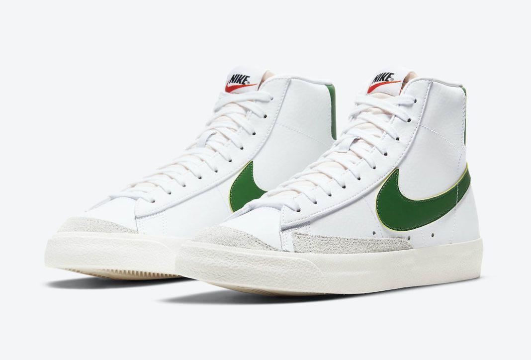 nike green mid blazer