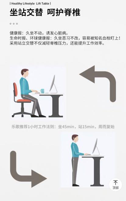 Office adjustable computer table (Category: Tables & Sets) located in Singapore. Submitted by tanky2 (Listing ID 1093779250, Image 2). Description: Adjustable working desk (120*60*2.5 CM) Suitable desk for working from home. Limited promotion price ( before 20 Jun 2021): $370 (includes delivery, exclude installation) Usual price $500 at retail More colours and dimension are available, kindly msg to find out more. .