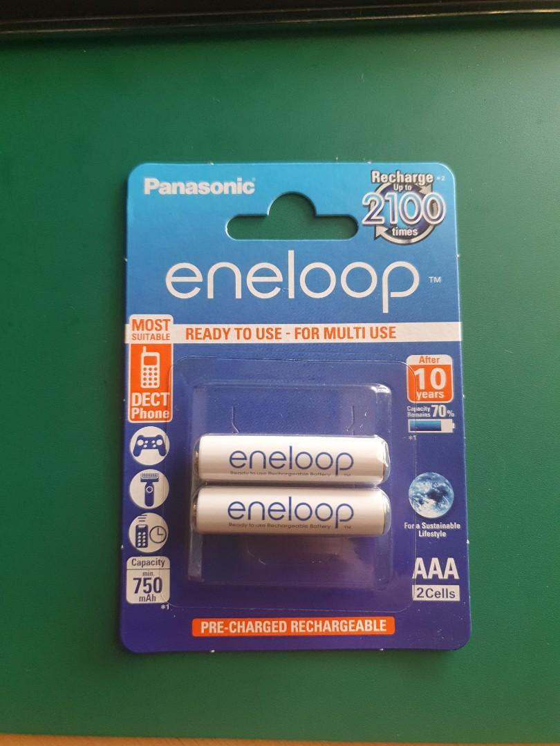 Panasonic eneloop aaa battery (Category: Batteries & Chargers) located in Manila. Submitted by sound.solution (Listing ID 1093707834, Image 1). Description: brand new authentic and orginal panasonic aaa eneloop size - aaa made - japan capacity - 750mah pack of 2pcs - 330 php (not available) pack of 4pcs - 650 php.