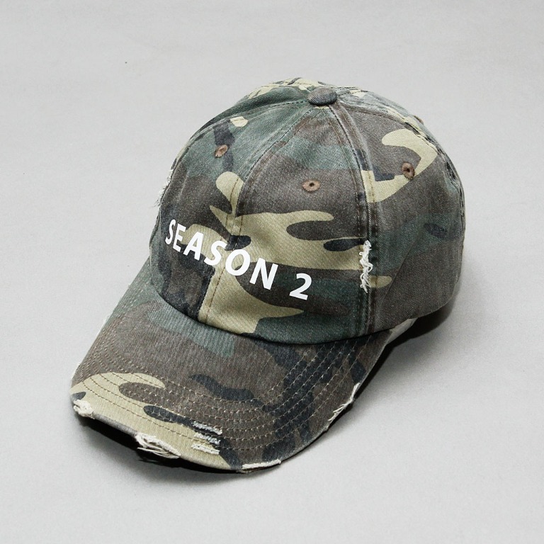 工工】PESOSX Season 2 Camo Cap 迷彩不收邊老帽Yeezy 肯伊威斯特, 他