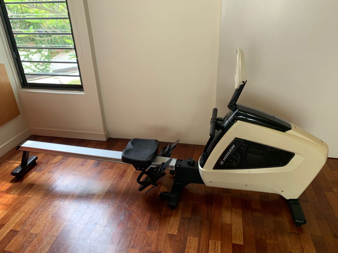 Rowing Machine Horizon Oxford 5 Sports Equipment Exercise Fitness Cardio Fitness Machines on Carousell