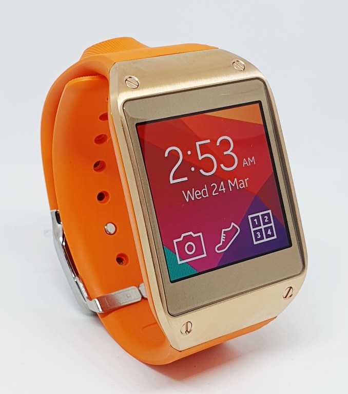 SAMSUNG GALAXY GEAR SMART WATCH SM V700 ANDROID