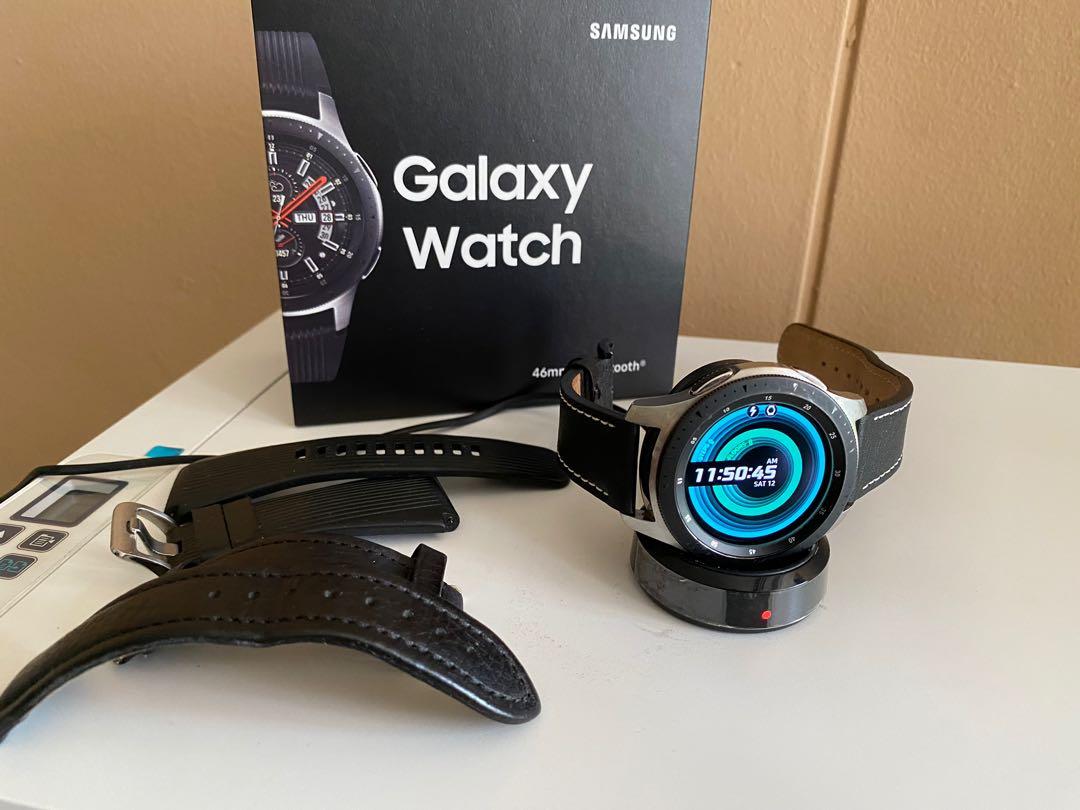 Galaxy watch 46mm leather straps shop
