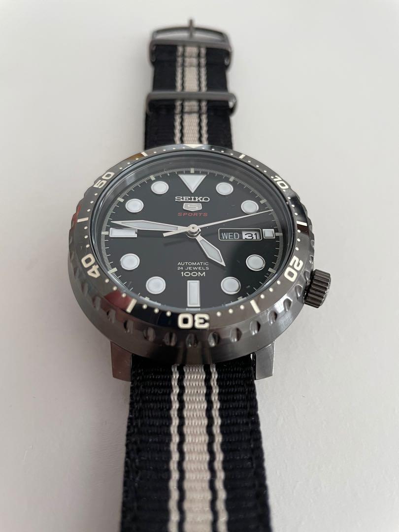 Seiko 5 sports bottle cap shop automatic srpc67k