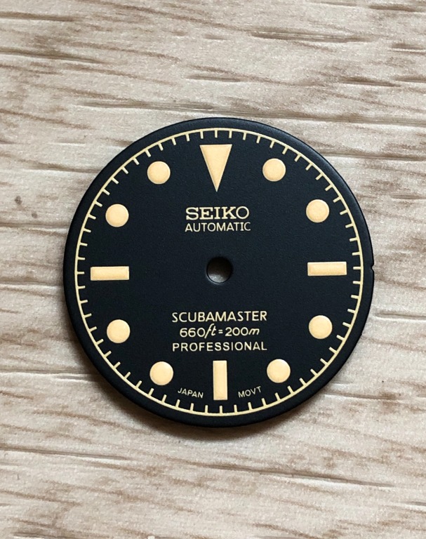 Seiko SCUBAMASTER vintage dial mod part for NH35/NH36/7S26/4R35/6R15  movement, Men's Fashion, Watches & Accessories, Watches on Carousell