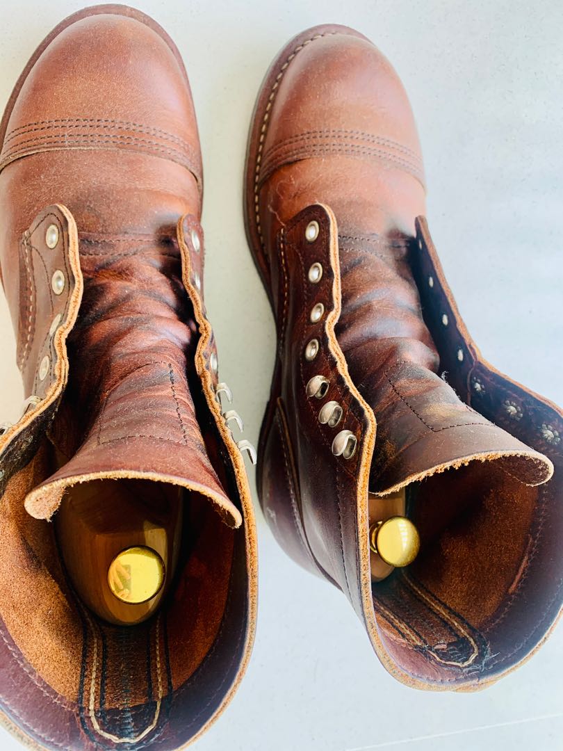 Red wing iron new arrivals ranger vibram