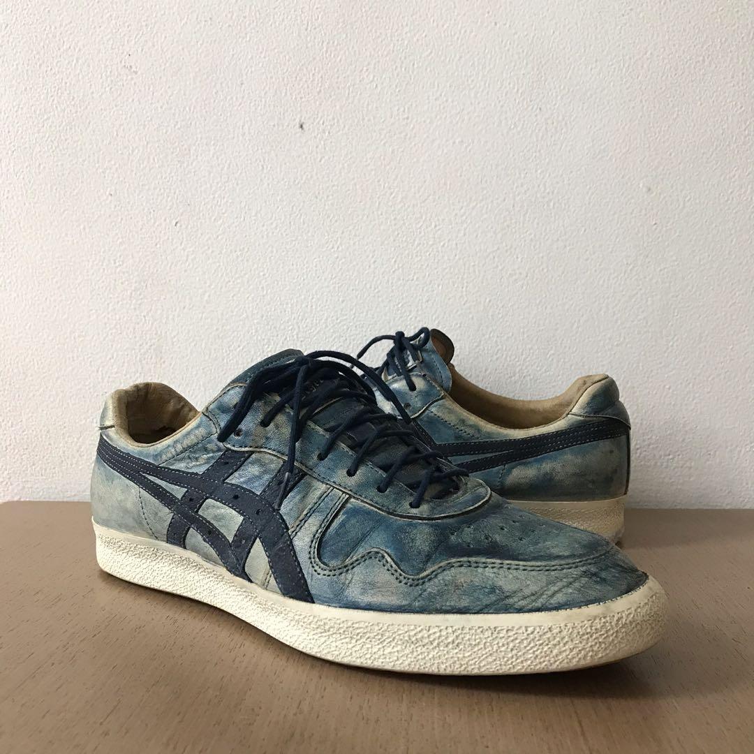 Sepatu Onitsuka Tiger Fabre Nippon Lo Blue Indigo Leather size