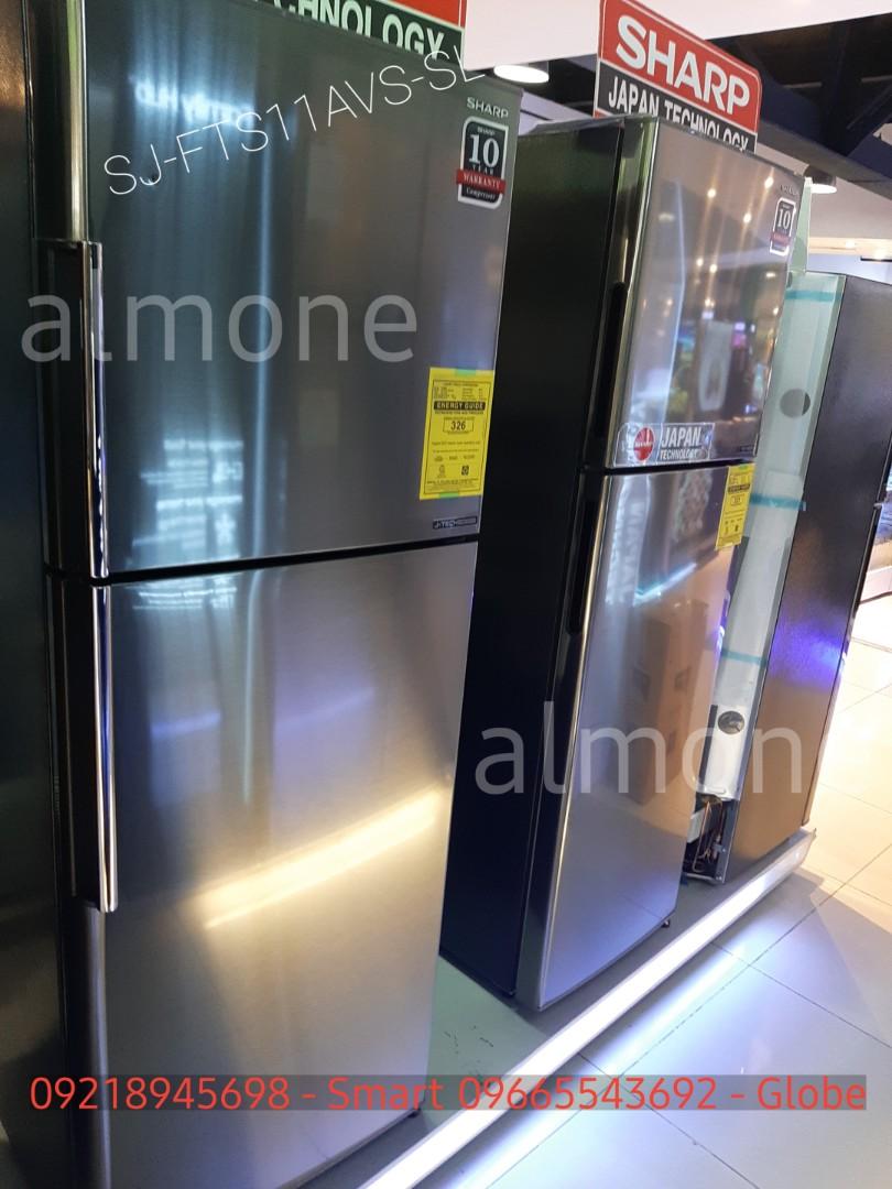 Sharp Two Door Ref (Category: Refrigerators and Freezers) located in Manila. Submitted by almnantnr (Listing ID 1093810593, Image 3). Description: Sharp Inverter 2 Door Ref 7cuft SJ-FTS07AVS-SL - 15300 8cuft SJ-FTSO8AVS-SL - 16990 9cuft SJ-FTS09AVS-SL - 18450 11cuft SJ-FT11AVS-SL - 21390 1 year warranty Parts and Services, with 7 days replacement. WE offer Delivery around Metro Manila We also accept COD (Delivery Charge will be added) For cash tr