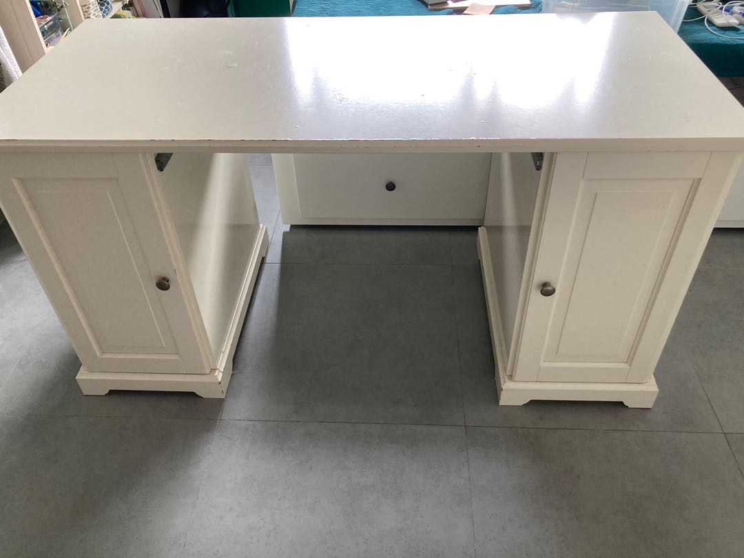 Ikea hemnes white deals desk