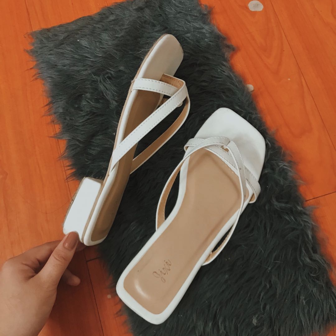 One inch store heel sandals