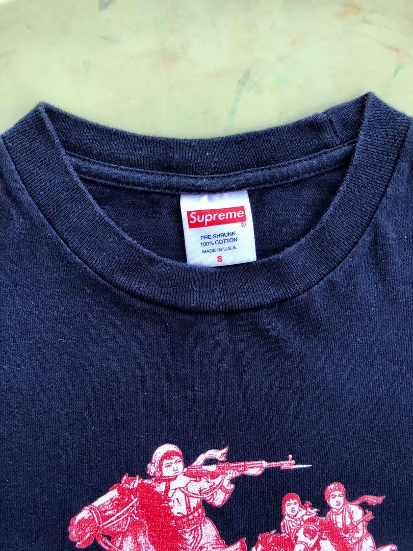 Supreme riders cheap tee red