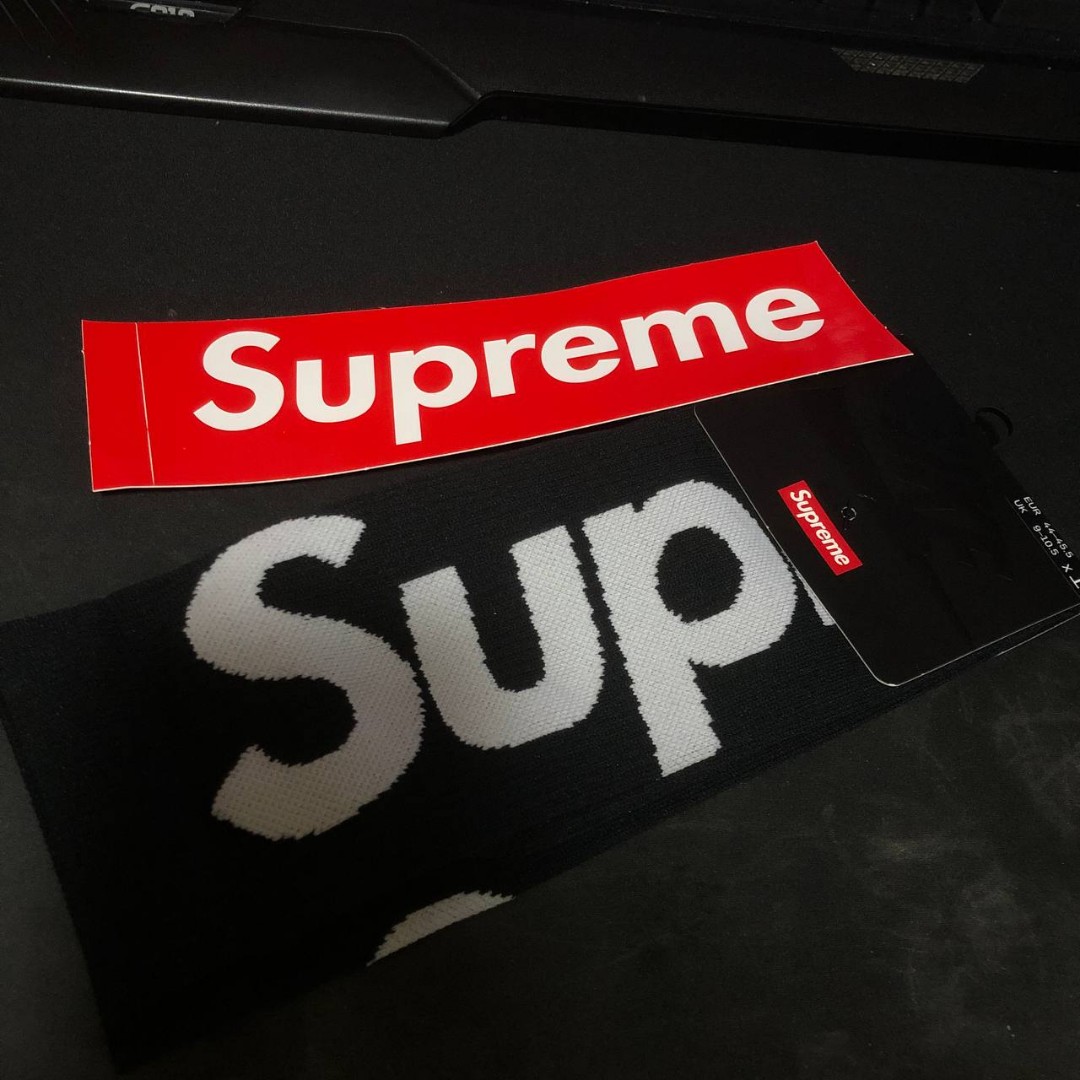 supreme long socks