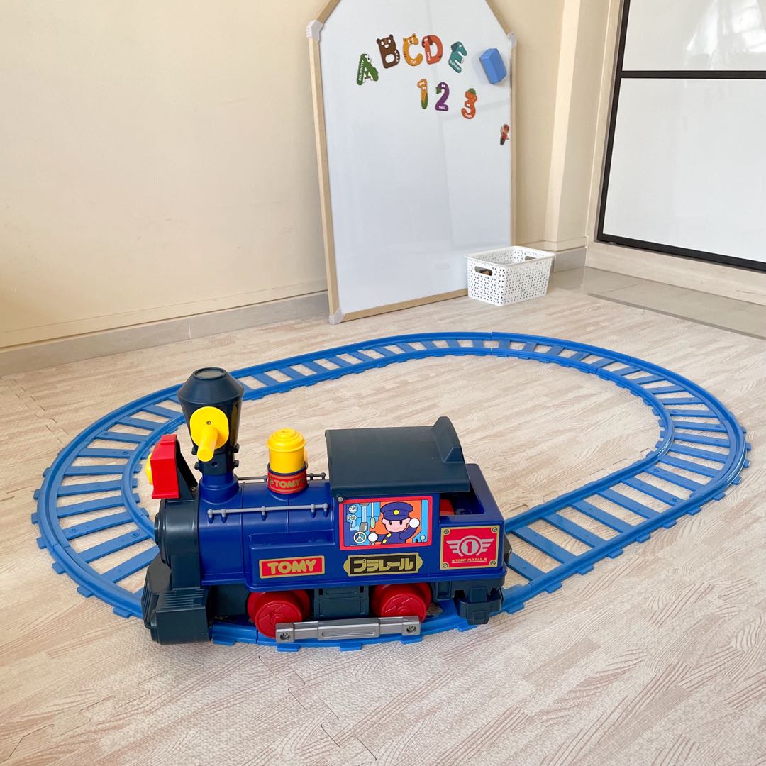 Tomy ride on train deals