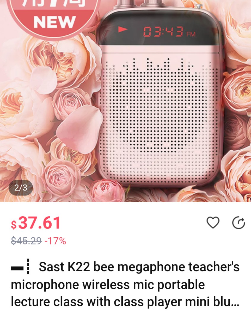 Teachers wireless microphone, Audio, Microphones on Carousell