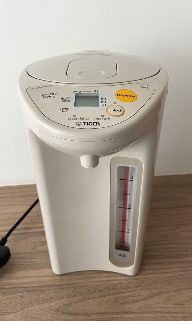 Sale Tiger 4L Electric Water Heater (Kettle/Airpot) PDR-S40S, TV u0026 Home  Appliances, Kitchen Appliances, Kettles u0026 Airpots on Carousell