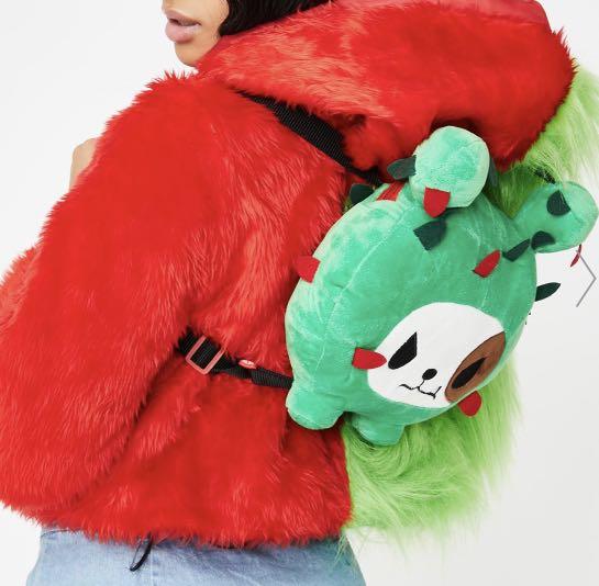 TOKIDOKI Cactus Dog Plush Backpack, Women display picture 1