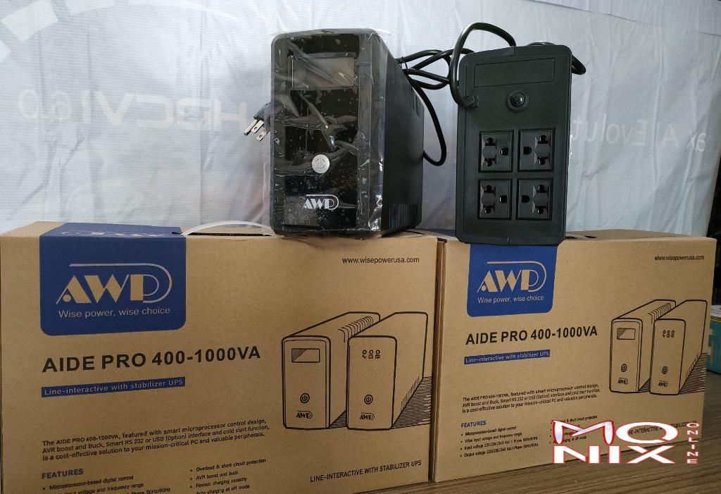 UPS AWP 1000VA PRO LCD (Category: Other Accessories) located in Las Pinas. Submitted by borjamonica644 (Listing ID 1093776483, Image 2). Description: UPS AWP 1000VA PRO LCD -AWP AID1000 1000VA / 600W LCD Display 60Hz 1*9AH Brand New @ Php 2,400 MOP : COD/GCash/Bank Transfer VIA : Lalamove/Grab - Same Day Delivery LOC : Las Pinas City How to order? Send me a message now! .
