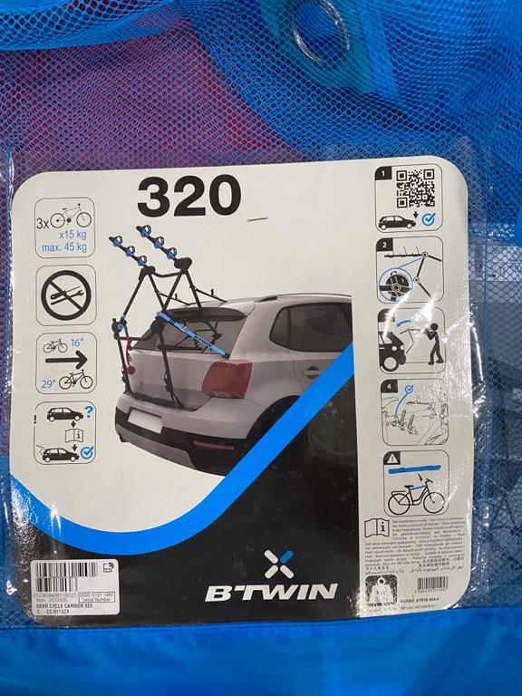 Btwin trunk bike rack 320 best sale