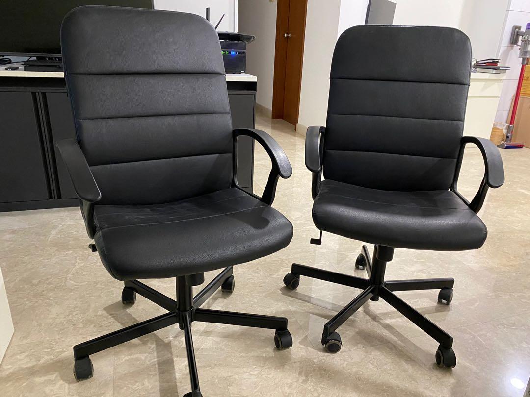 Used Office Chairs, Furniture & Home Living, Furniture, Chairs on Carousell