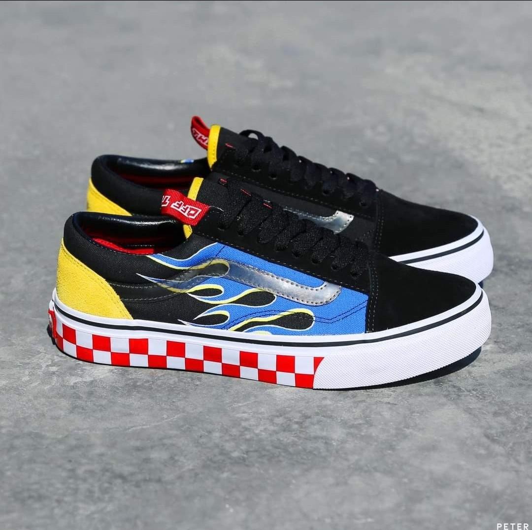 harga vans old skool flame