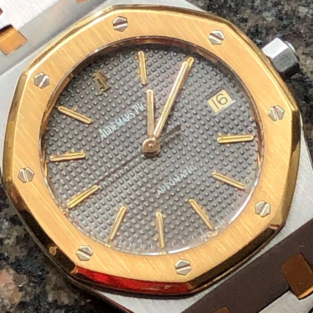 Vintage AP 中古愛彼Royal OAK 金鋼two tone 機械自動錶 14790, 名牌, 手錶 - Carousell