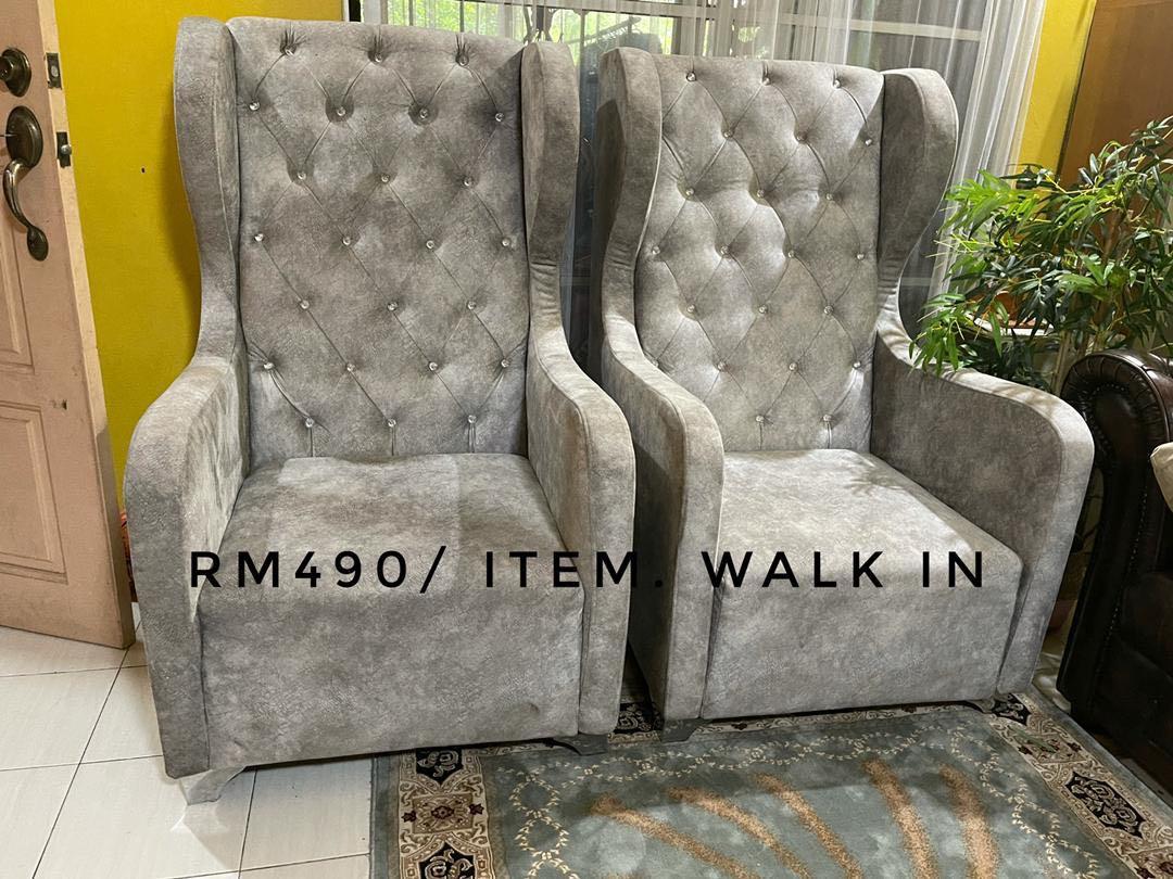 Wing Chair sofa kerusi rotan Furniture Home Living Furniture