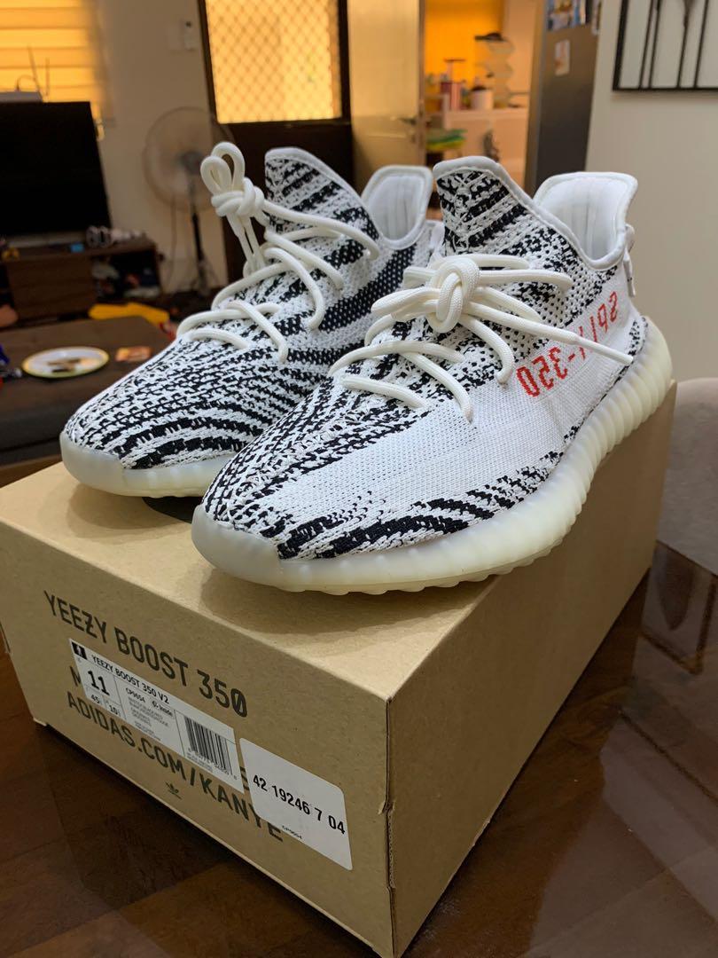 yeezy zebra 11