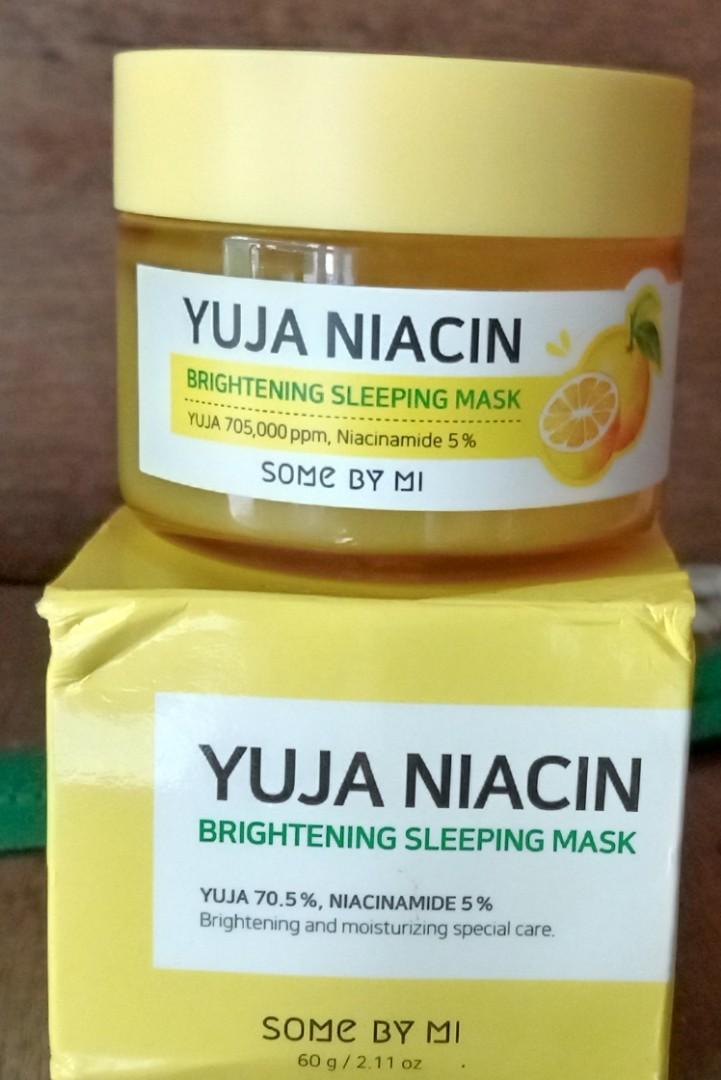 Yuja niacin sleeping mask, Kesehatan & Kecantikan, Kulit, Sabun & Tubuh