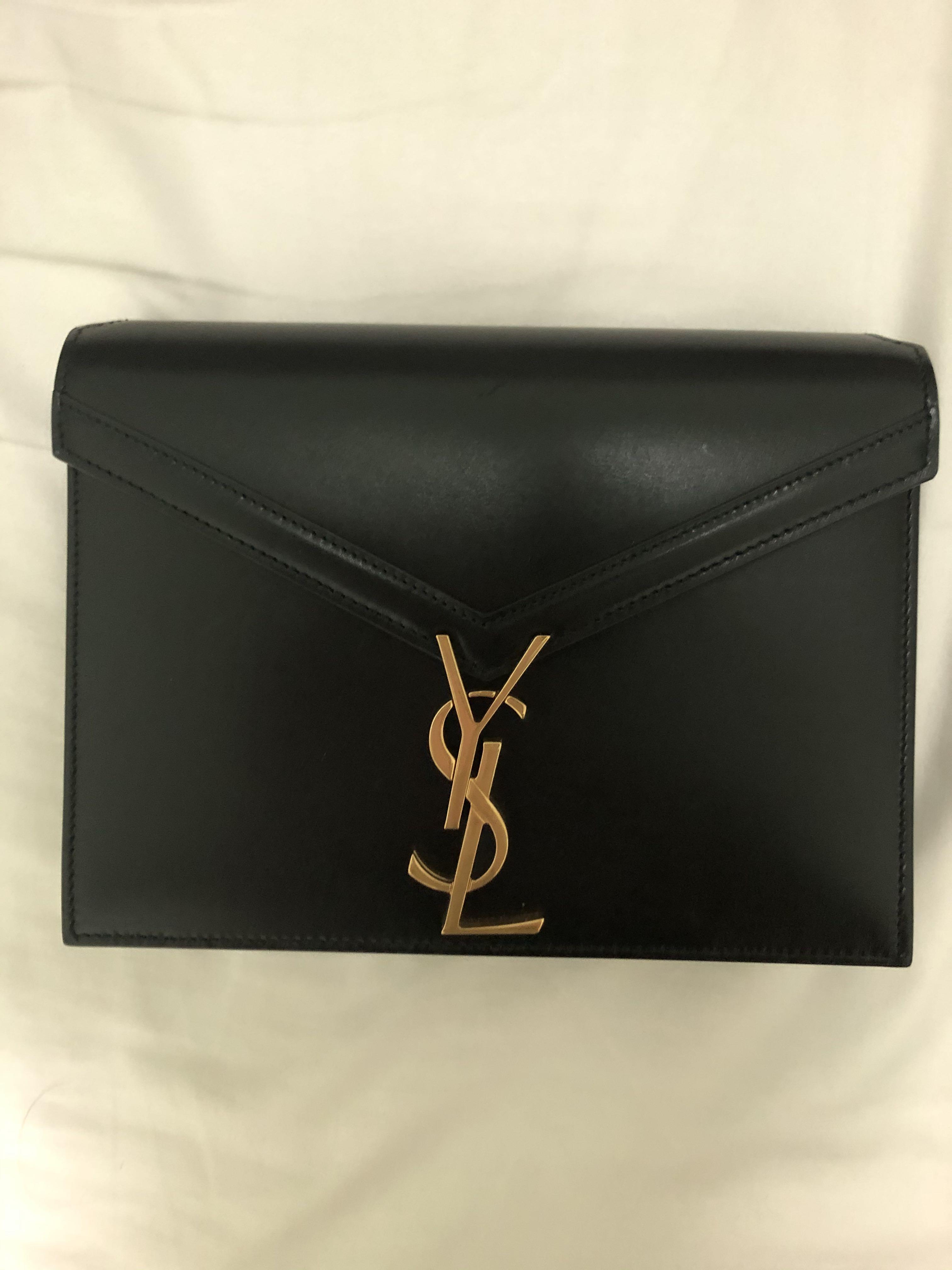 Cassandra monogram clasp top bag in smooth leather