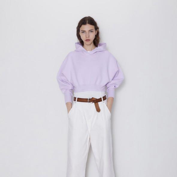 Lila hoodie sales zara